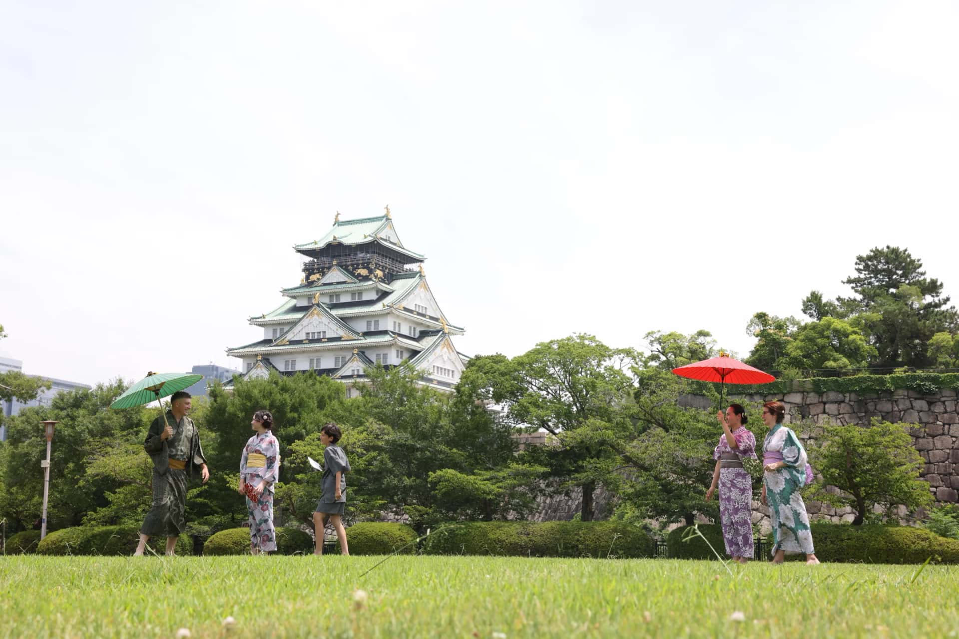 ★大阪城で着物撮影