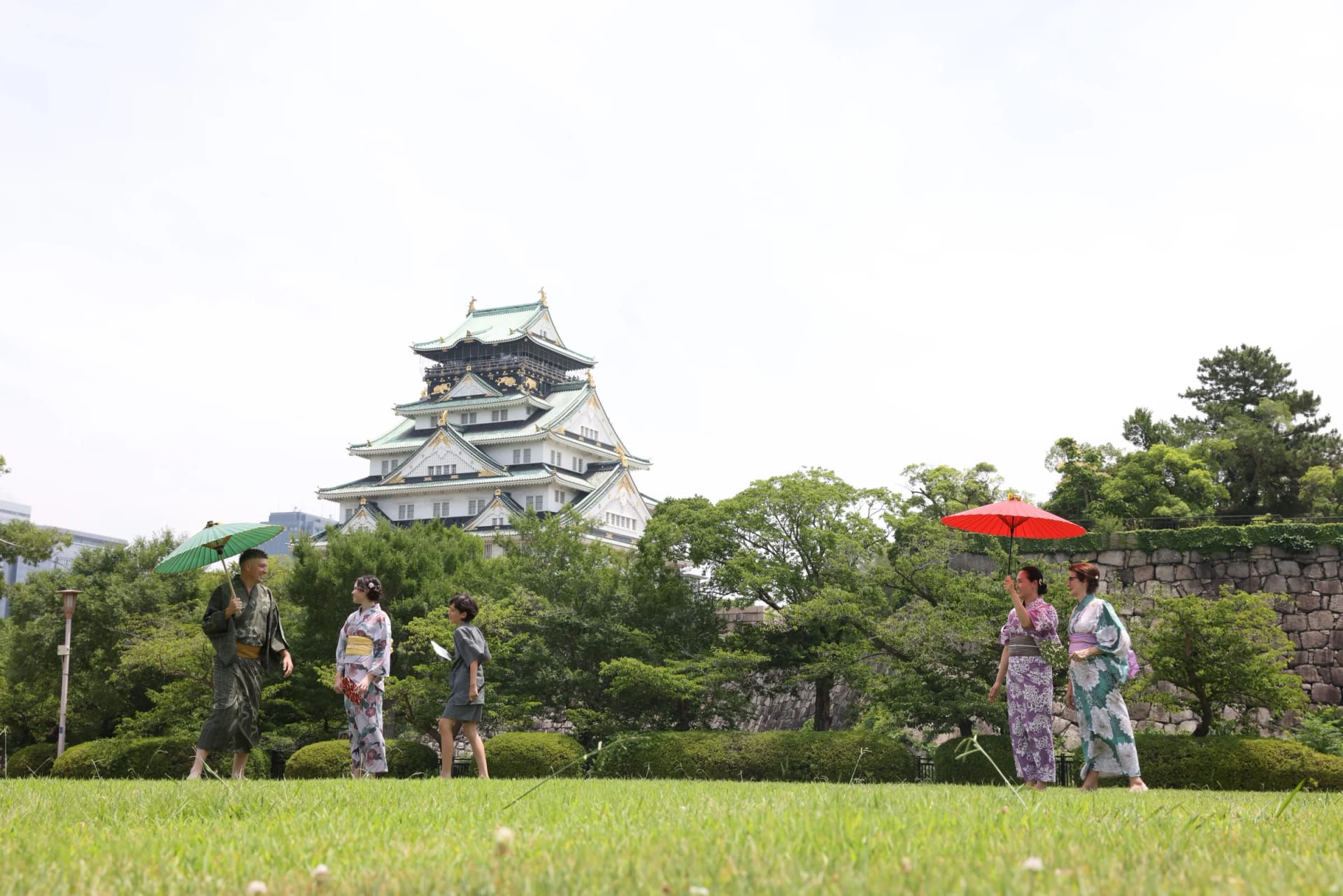 ★大阪城で着物撮影