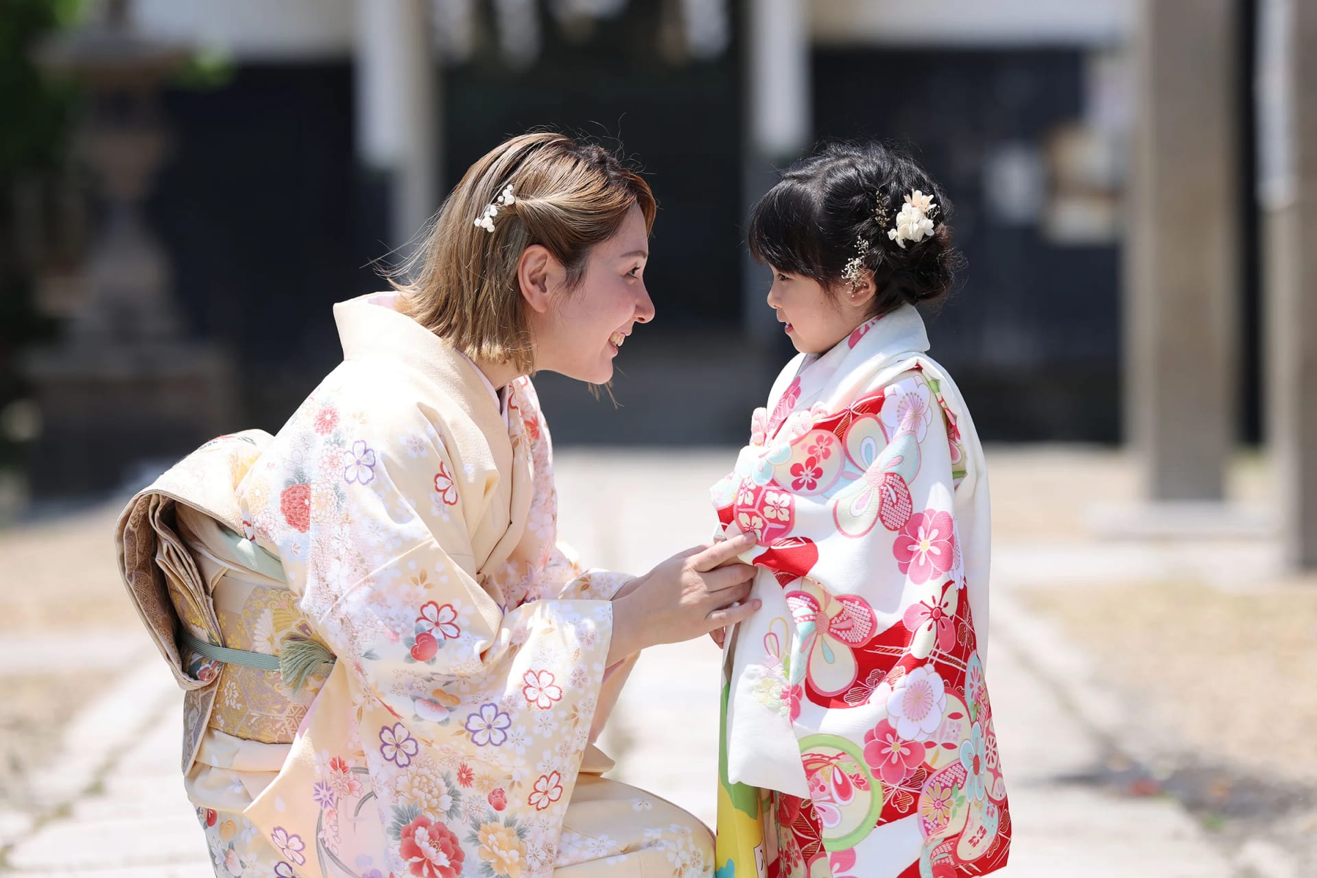 やさかさんの七五三フォト(東成八阪神社)