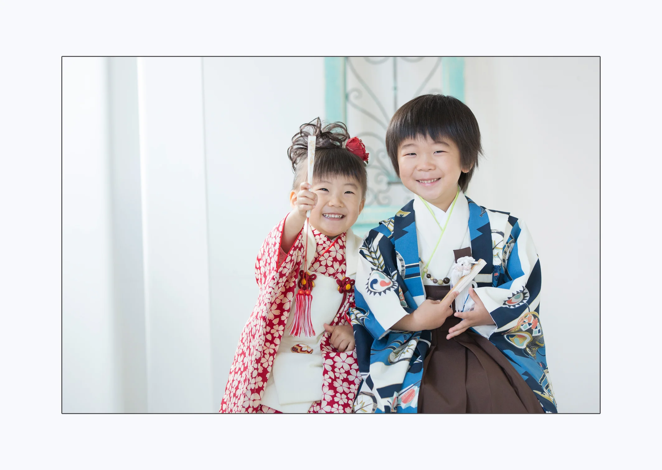 Junge im festlichen Haori beim Shichi-Go-San Shooting, K2 Photo Studio Osaka