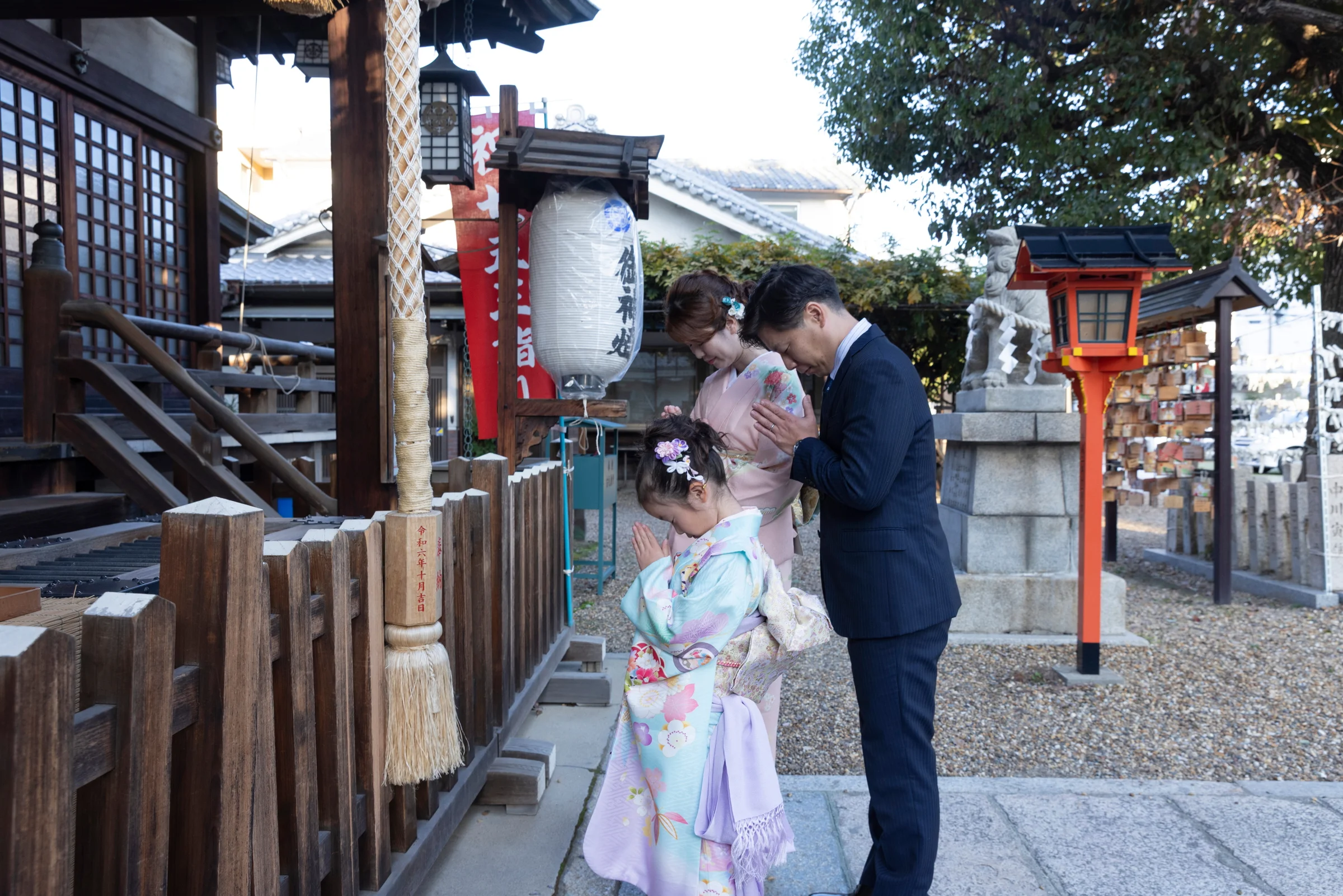 东成八阪神社·七五三男孩羽织袴正装摄影