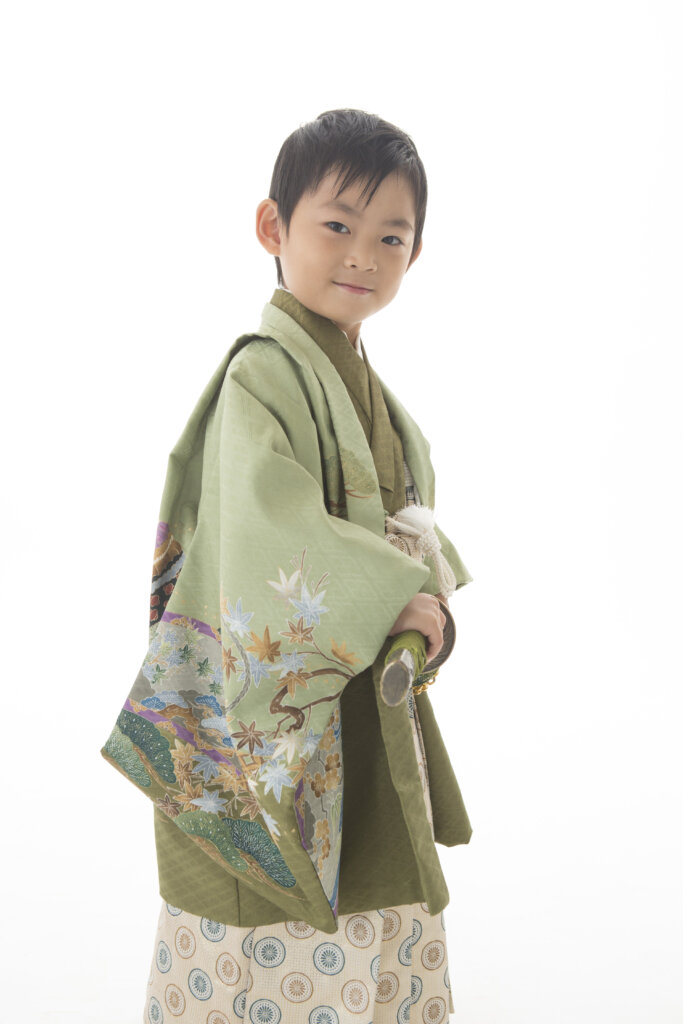★七五三17グリーン5歳